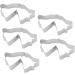 Alipis 5 Pcs Biscuits Chrsitmas Tree Cookie Stainless Steel Cookie Cutter Cutting Machine Double Bell Child - Buy Online on GoSupps.com