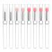 Silicone Lip Brush Set 8PCS Reusable Makeup Applicators with Caps for Lipstick & Lip Gloss | Perfect Cosmetic Tool for Flawless Application - Buy Online on GoSupps.com