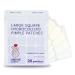 SKIN Large Square Acne Pimple Patch Value Pack - Hydrocolloid & Salicyclic acid for clearing pimples zits blemishes for face and skin (20 Patches Included 30 Days Supply)
