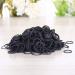 1000 Black Mini Elastic Hair Ties - Perfect for Kids Braids & Weddings | eCommerce International Shipping - Buy Online on GoSupps.com