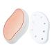 Nano Glass Foot File Callus Remover-G.Liane Crystal Glass Pedicure Foot Care Foot Scrubber Painless Dry and Wet Use for Hard Skin Calluses Removal (White)