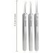 Usiveinborn Blackhead Remover Professional Facial Blackhead Remover Tweezers Stainless Steel Black Head Tweezers Ingrown Hair Remover Tweezers Cell Clip Tweezers (5 Pcs) - Buy Online on GoSupps.com