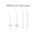 Replacement Jet Tips and Reservoir Tube for FC159 Water Flossers - Vosaro Oral Irrigator Accessories - Buy Online on GoSupps.com