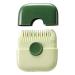 2 in 1 Hair Trimmer Hairdressing Comb Hair Trimmer Remover Home Mini Makeup Tool Green Durable Easy to Use