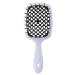 Comb Fluffy Shaped Comb Mesh Comb Wide Tooth Air Cushion Comb Massage Hair Brush Styling Tool Wide Tooth Comb (Color : Black)