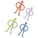 4 Unique Shape Kids Teether Toys | Easy to Hold Baby Teething Gift for Toddlers | International Shipping - Buy Online on GoSupps.com