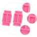NUOBESTY 6 Pcs Gold Brick Silicone Mold Molder Mold for Chocolate Gold Brick Mold Mold Epoxy Silicone Molds Gold Brick Baking Mold Silicone Chocolate Mold Candy Mould Soap Pinkx3pcs 9.3X5.1CMx3pcs - Buy Online on GoSupps.com