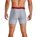 Buy Under Armour Men's Tech 6in Quick-Drying Boxer Shorts 2 Pack - Comfortable Tight-Fitting Underwear in Mod Gray & Jet Gray - Buy Online on GoSupps.com