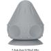 Trigger Ball Massage Device - Silicone Myofascial Trigger Point Ball with Suction Cup for Back Neck & Waist Pain Relief (Gray) - International Shipping Available - Buy Online on GoSupps.com