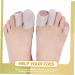 Hemoton 10pcs Bunion Separator Protectors - Gel Silicone Sleeves for Men - White 3x2.5cm - Buy Online on GoSupps.com