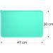 Moacc Slipproof & Waterproof Silicone Feed Mats for Dogs & Cats - 47x30cm Green Food Base | International Shipping - Buy Online on GoSupps.com