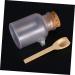 Mipcase Cork Nuts Container Empty Bath Salt with Cork Bottle Empty Salts Wooden Food medium As Shown - Buy Online on GoSupps.com