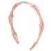 Retractable Folding Headbands Adjustable Pocket Non Slip Headpieces Compact Hair Hoops Hair Accessories for Girls Women (Light Pink)