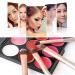 Hepaz 24pcs Professional Makeup Brush Set with Egg Cleaner & Roll-Up PU Leather Bag - Perfect for Flawless Application & Travel - Buy Online on GoSupps.com
