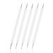 SculptZen 5 Pcs Embossing Tool Set with Different Size Double End Embossing Stylus Tracing Dotting Tool for Embossing Art Carbon Transfer Paper Mandala Rock Painting Pottery Clay DIY Craft Nail Art