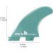 Dual Tab II Medium Performer/Reactor Fiberglass Fins - Blue/Black - 2-5 Fins - Buy Online on GoSupps.com
