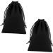 LIFKOME Hair Dryer Pouch Baggies Jewelry Pouches Draw Bags Blow Dryer Bag M Black 18*23cmx2pcs Blackx2pcs - Buy Online on GoSupps.com