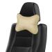 Fadcaer Car Neck Pillow Car Headrest Pillows Small Car Headrest Cushions Universal Car Seat Pillows for child Fit Travel/Office/Home/Car (Beige)