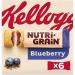 Apple Snack Bars 6x37g x2 with Strawberry Flavour 6x37g x2 & Blueberry Flavour 6x37g x2 - Bundle Consisting of Kellogg's Nutri-Grain x6 Packs - Buy Online on GoSupps.com