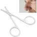YOUTHINK Rounded Curved Nose Hair Scissors - Stainless Steel Grooming Tool for Nose Eyebrows and Moustache Care - Clean Beauty Essentials for Men - Buy Online on GoSupps.com