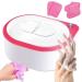 Machine De Bain De Paraffine 2 7 L Pour Pieds Et Mains Chauffe-Cire 265 W Avec Gants Et Couvre-Pieds Pour Salon De Beaut Domicile Pour Spa Adoucit Et Adoucit L' Pilation De La Peau S Che Pink Rose