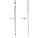 Tevkmuzz Blackhead Remover Tool Kit - 2PCS Stainless Steel Pimple Extractor Set for Acne Blemish Removal - Buy Online on GoSupps.com