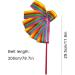 Ceqiny 5pcs Dance Ribbons with Wand - 2 Meters Rhythmic Gymnastic Rainbow Streamers for Talent Shows and Baton Twirling | Assorted Colors - Buy Online on GoSupps.com