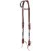 Tough 1 Beaded Cross Single Ear Headstall in Black for Horse - Buy Online on GoSupps.com