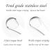 HUADU Tongue Brush: Stainless Steel Cleaner for Adults & Kids - Fight Bad Breath with Metal & Plastic Scraper (4+4 Pack) - Buy Online on GoSupps.com
