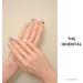 NAILOG Semi Cured Gel Nail Strips 34 pcs Salon-Quality Gel Nail Stickers Long Lasting Nail Wraps for Women with Soft Gel Finish The Oriental - Buy Online on GoSupps.com