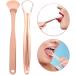 Stainless Steel Tongue Cleaner Set - Rust-Free Tongue Scraper for Bad Breath | Rose Gold & Iron Box - 2 Pieces | Oral Care Home Use - Buy Online on GoSupps.com