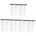 MAGICLULU 6 Sheets Pairs Eyebrow Sticker Black Stickers Eyebrowsb Adhesive Eyebrow Template 6d Patch Hair