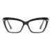 Womens Cat Eye Reading Glasses Fashion Crystal Eyewear Frame (Black 2.0) Black 2.0 x