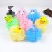 4pcs Baby Shower Bath Sponge - Cute Animal Loofah Balls & Scrubbing Puff for Essential Skin Care - Perfect for Kids - Buy Online on GoSupps.com