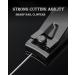 TIFURMAN Nail Clippers Set - 4pcs Cutter for Fingernail, Thick Toenail, and Ingrown Nail with File - Stocking Stuffers for Men and Women (Black) - Buy Online on GoSupps.com