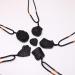 Shop Meteorite Black Agni Tektite Necklace - Unique Rough Gemstone Jewelry Irregular Shape International Shipping Available - Buy Online on GoSupps.com