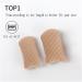DEAVER Silicone Toe Protector - Small | Gel Lined Toe Sleeve for Pressure Pain Relief | Corns & Calluses Remover | 1 Pc - Buy Online on GoSupps.com
