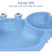 Vicloon Silicone Suction Plate for Toddlers - Non Slip Baby Weaning Plate in Blue | Baby Cutlery included | Highchair Friendly - Buy Online on GoSupps.com