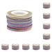 10 Set Multicolored Nail Art Striping Tape - Wide Application, Fashionable & Unique Paper Gifts - Random Color 2MM - 10Set - Buy Online on GoSupps.com
