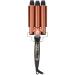 LCD Hair Curling Iron - 3 Barrel PTC Rapid Heating & 360 Rotatable for Home & Salon (US Plug 100-240V - Buy Online on GoSupps.com
