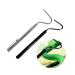 FRCOLOR Tool Hook 2pcs snake hook reptile hook reptile catching supplies snake tool Stainless steel grapple Grabber Hook As Shown 68X4.5X1cm