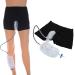 Reusable Urine Leg Bags Male Wearable Urine Bag Incontinence Underwear Pants Silicone Urine Funnel Pee Holder Collector with Catheter for Old Men Elderly Large