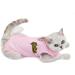 Komate Cat Surgical Recovery Suit | Post Surgery Cotton Pet Physiological Clothes | E-Collar Alternative for Cats & Dogs (S Pink) - Buy Online on GoSupps.com