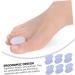 8pcs Orthopedic Bunion Kit - Toe Separator, Thumb Protector, Nail Protector, Night Splint, Hallux Straightener, Bunion Pads for Big Toe - White - Buy Online on GoSupps.com