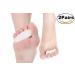 4x Silicone Gel Toe Separator & Hallux Valgus Toe Stretcher - Premium Forefoot Pads for Pain Relief | International Shipping Available - Buy Online on GoSupps.com