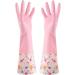 1Pair Wet-Proof Home Use Long Kitchen Clean Cleaning Pink For Morandi Single Layer - Buy Online on GoSupps.com