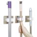 Mop Holder Command Hooks Broom BroomWall Mounted Broom Gripper Holds Self Adhesive no Drill,Broom Organizer Reusable for Kitchen,Bathroom, Garden 6 Pack(White) Broom Gripper White