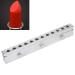 Buy 12.1mm DIY Lipstick Mold - Beak Type Aluminum Lip Balm Mold | 12 Holes Cosmetic Tool for Perfect Lipstick Creation - Buy Online on GoSupps.com
