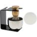 Beard Brush Stand Shaving Soap Bowl Set - 4-Piece Grooming Kit | Hair Brush Stand & Soap Dish - Perfect for Men - Buy Online on GoSupps.com