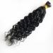 14 Inch Brazilian Loose Wave Remy Human Hair Bulk | 100% Unprocessed Deep Curly Hair | 100g/Bundle 10-26 Inch | Natural Color - Perfect for Braiding - Buy Online on GoSupps.com